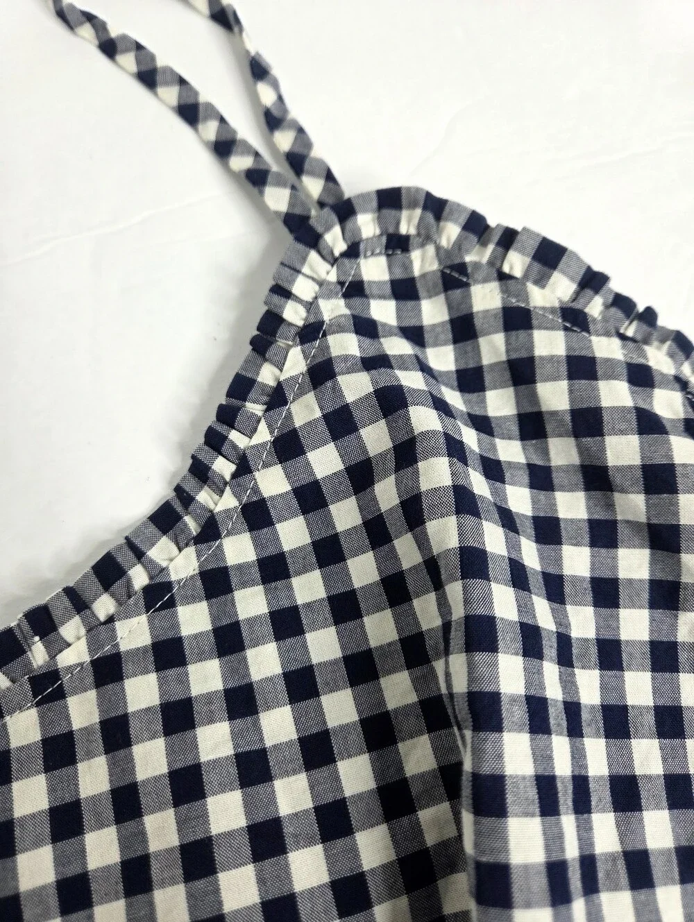 Draper James X Lands' End Pajama Cami Top Gingham Spaghetti Strap Size 2X NwT